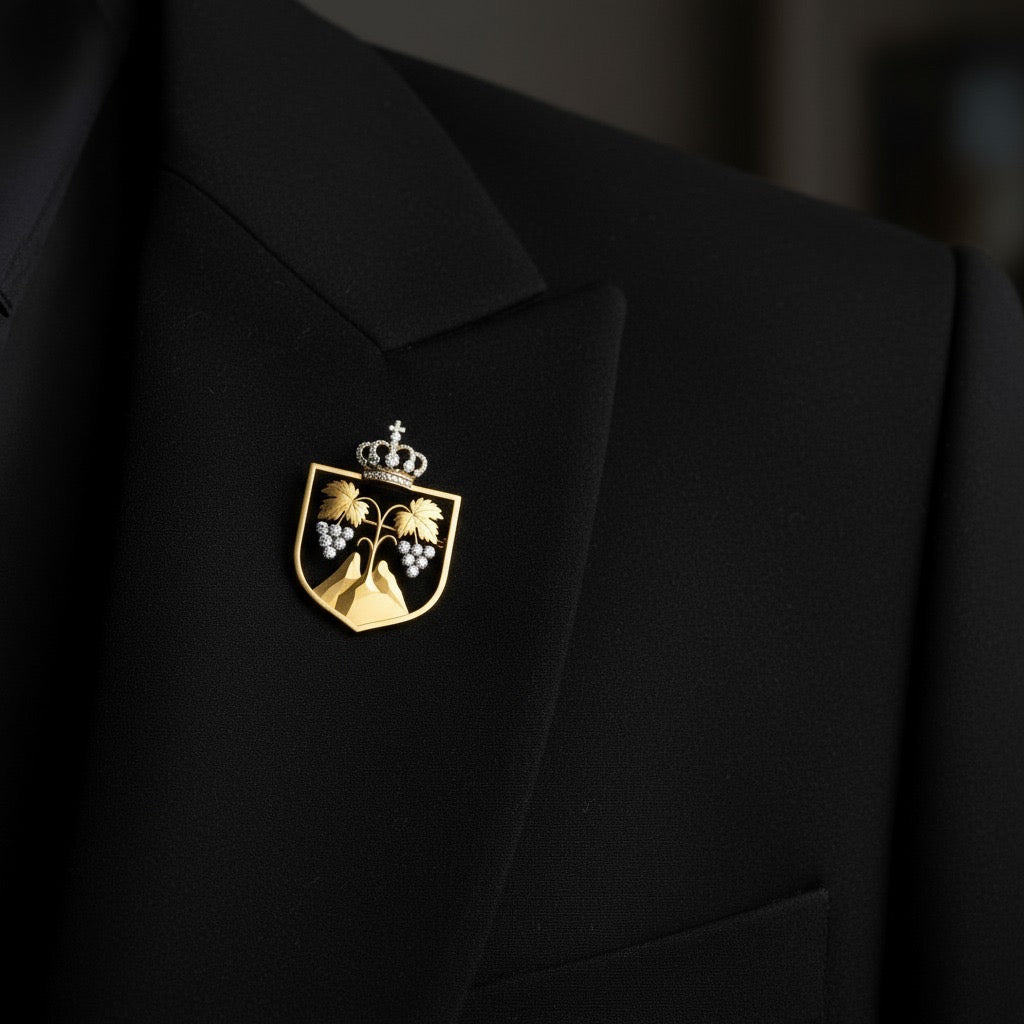 Arms of Ujarma Dedication Brooch — A Tribute to King Dachi the 1st of Ujarma