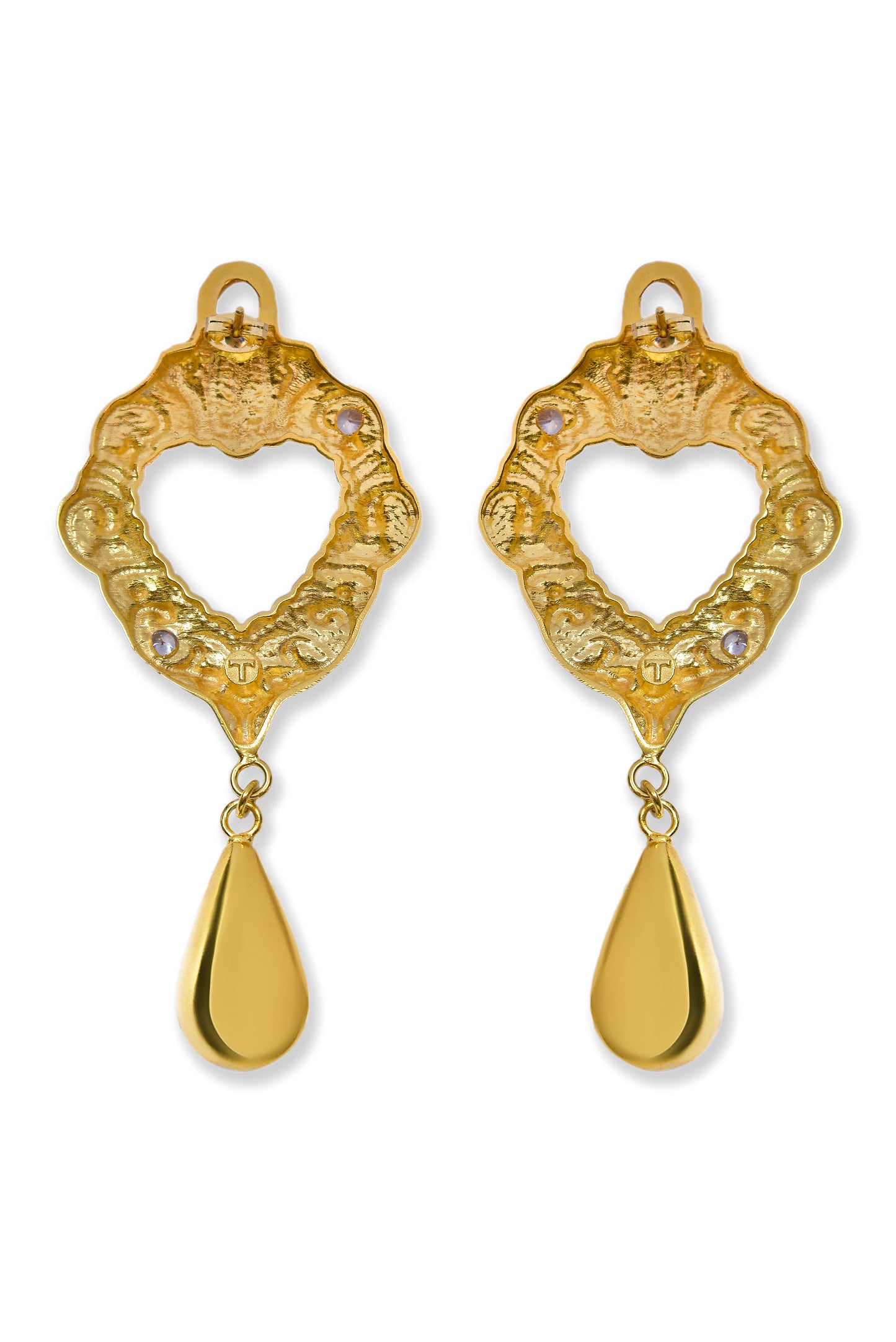 Esttese Heart Drop Earrings