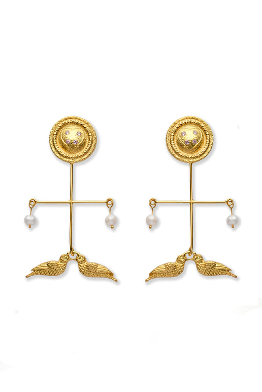 Esttese Cross Earrings