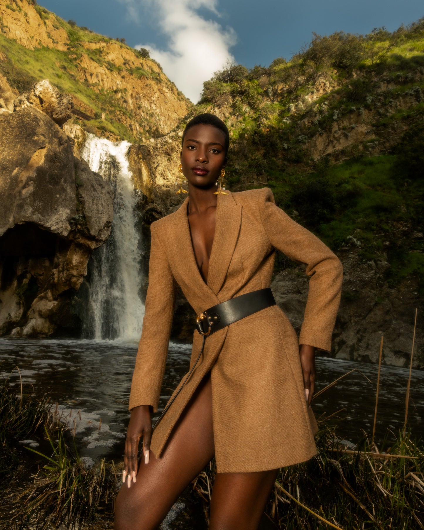 Esttese Cross Earrings