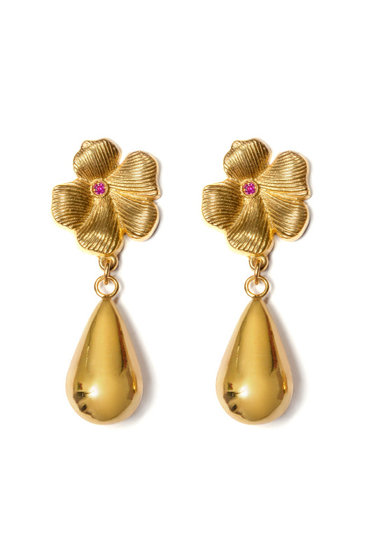 Esttese Flower Drop Earrings