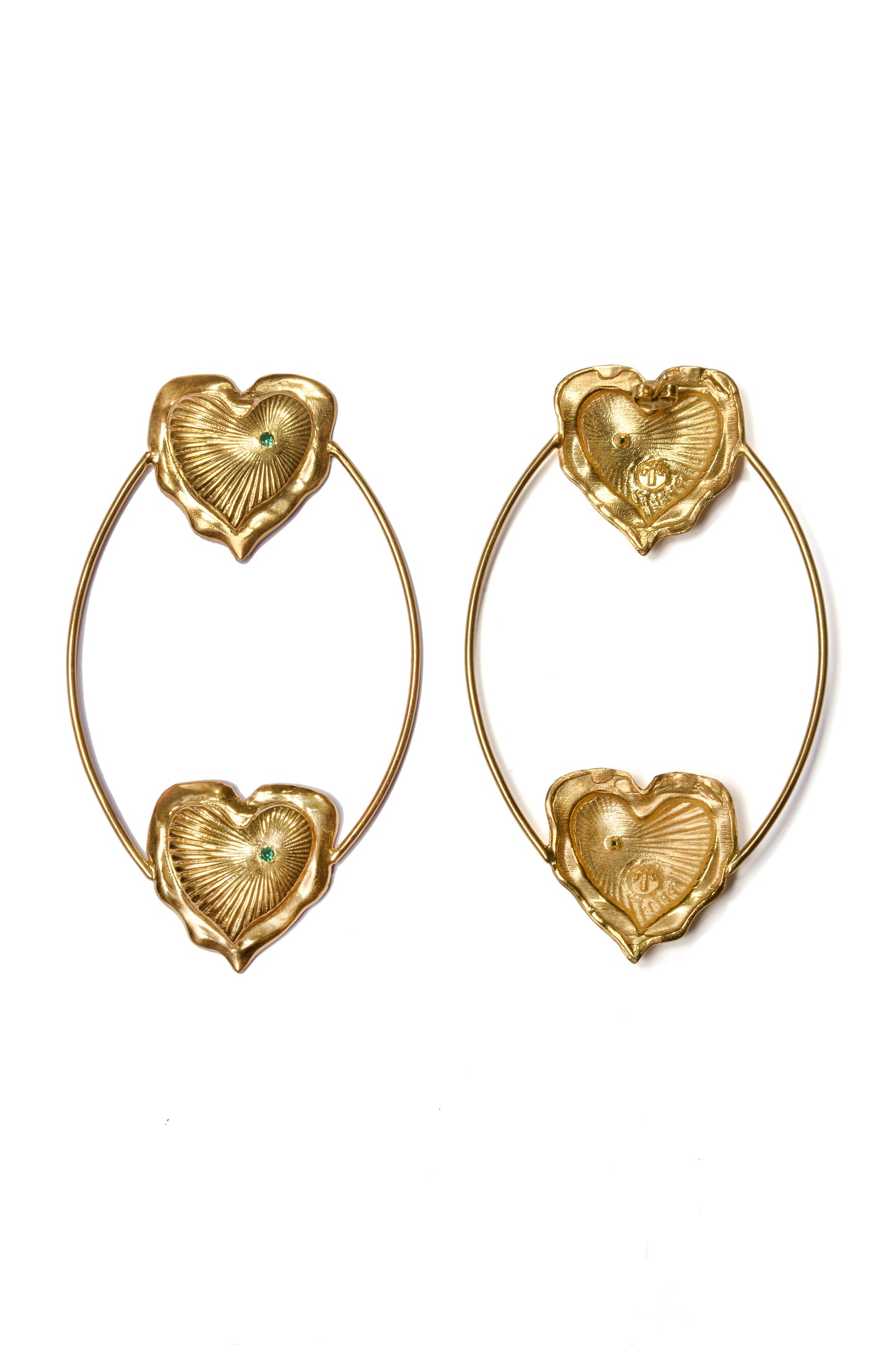 Esttese Heart Loop Earrings